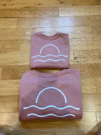 Dusty Pink Sunset Jumper