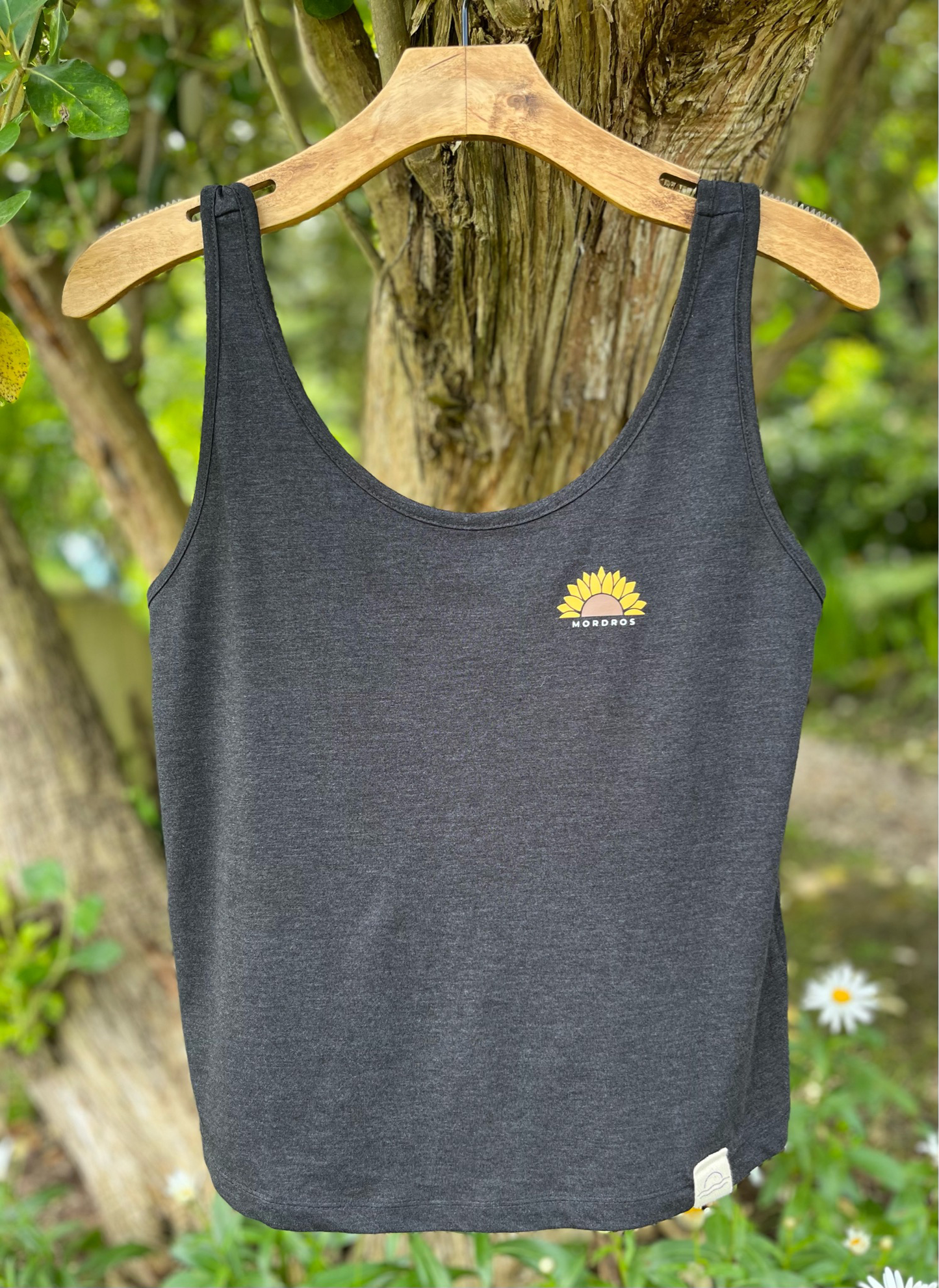 Charcoal Sunflower Vest