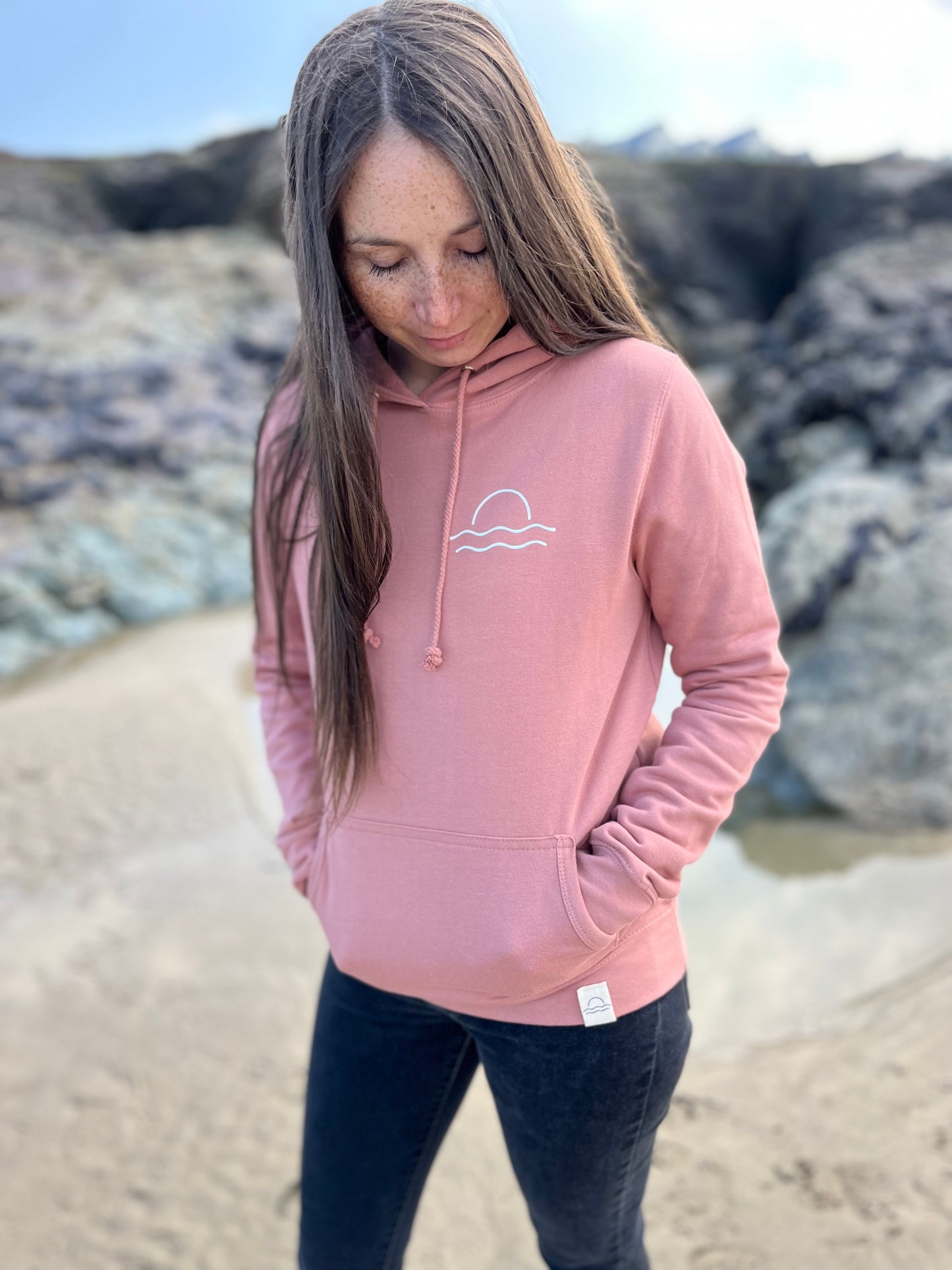 Dusty Pink Sunset Hoody