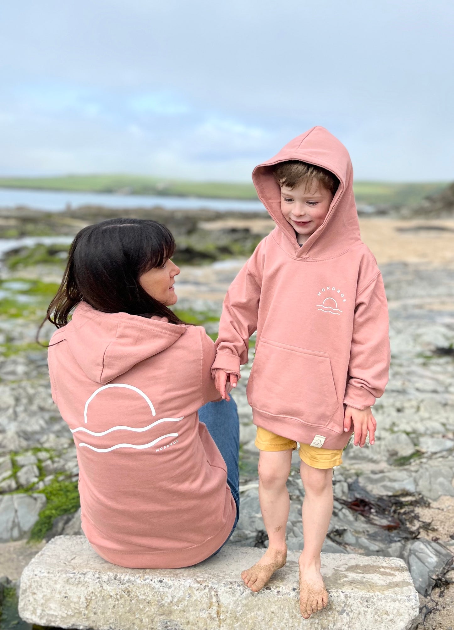 Dusty Pink Sunset Hoody