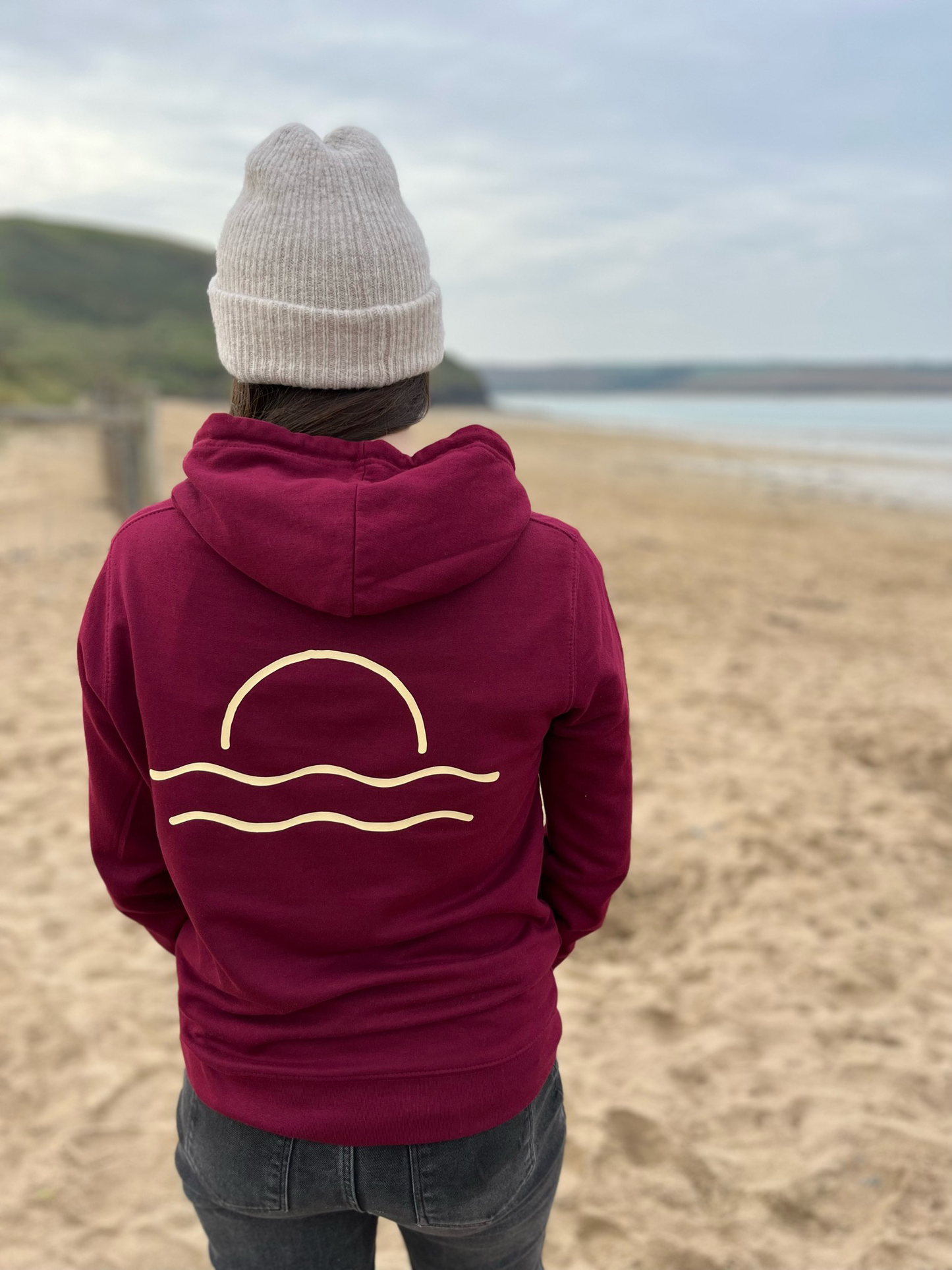 Burgundy Sunset Hoody