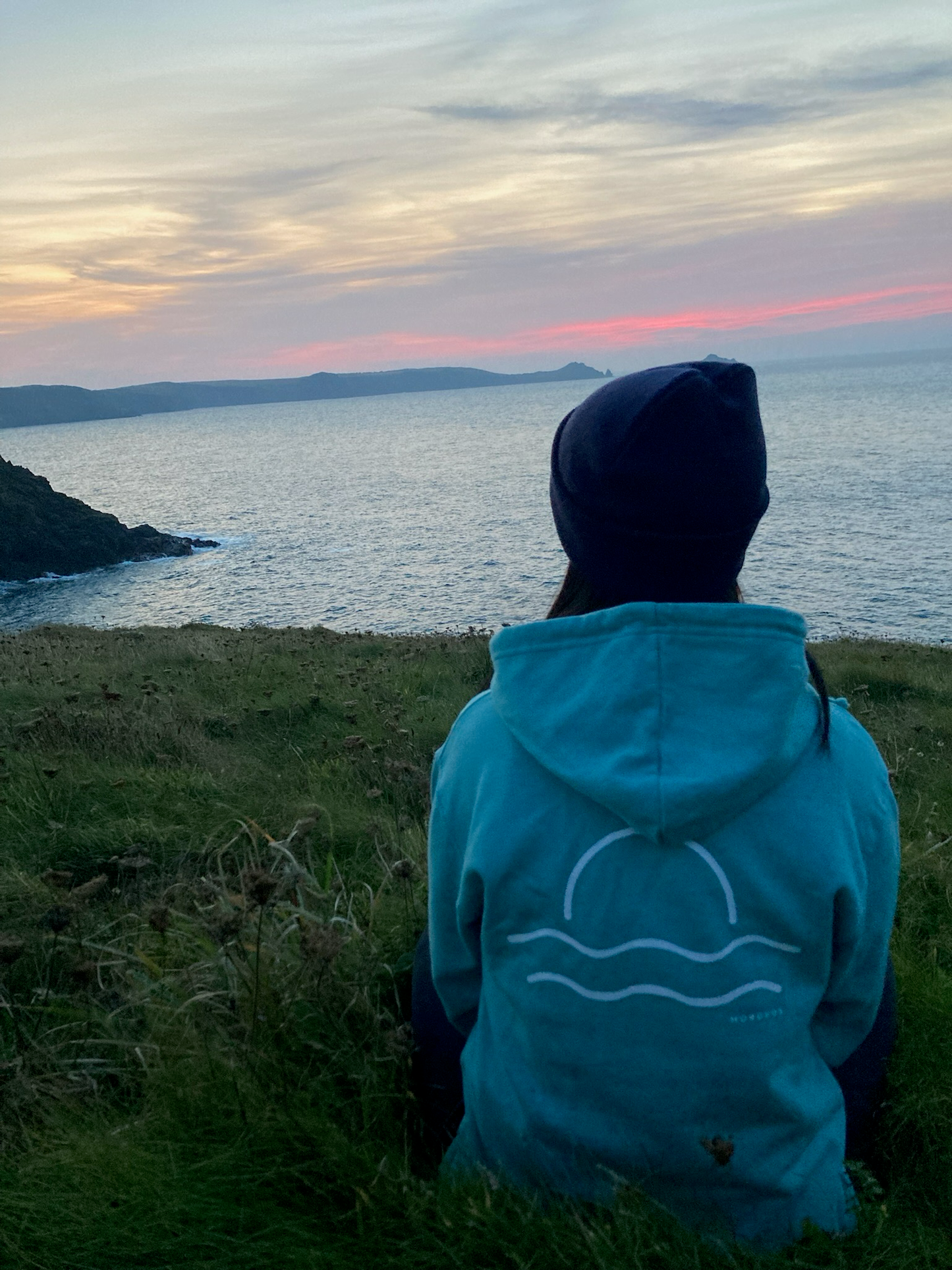 Turquoise Sunset Hoody