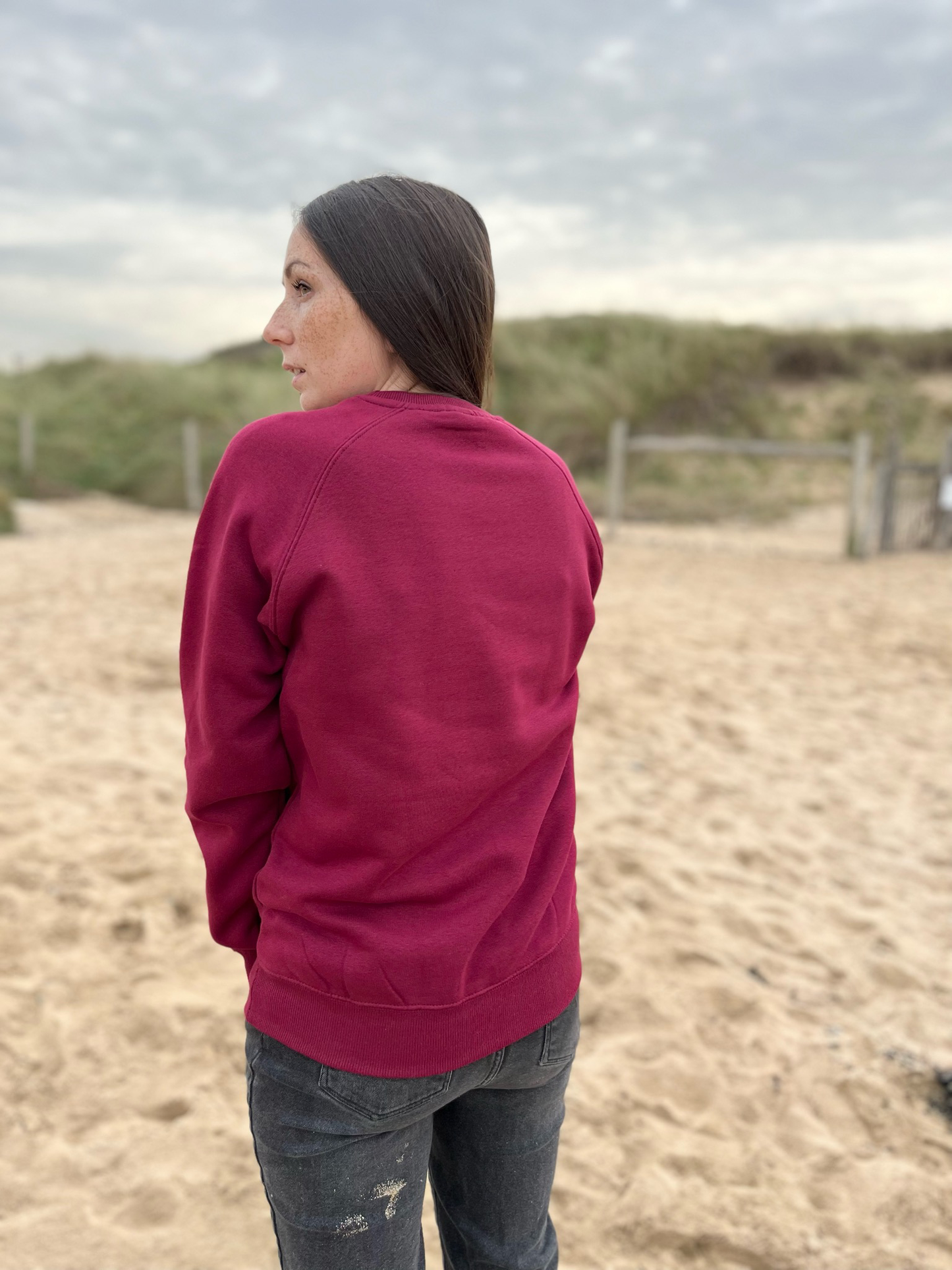 Burgundy Signature Raglan Jumper