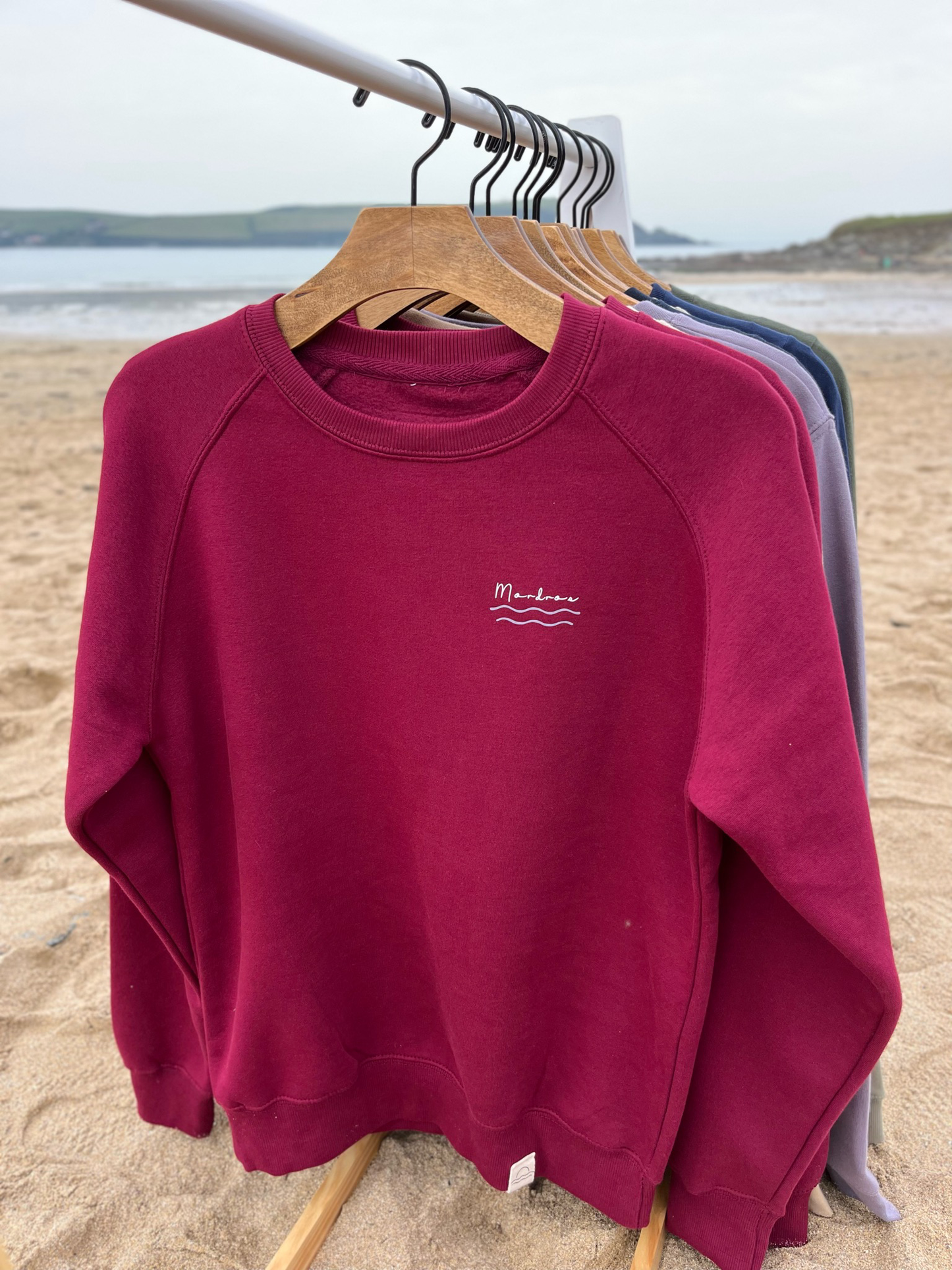 Burgundy Signature Raglan Jumper