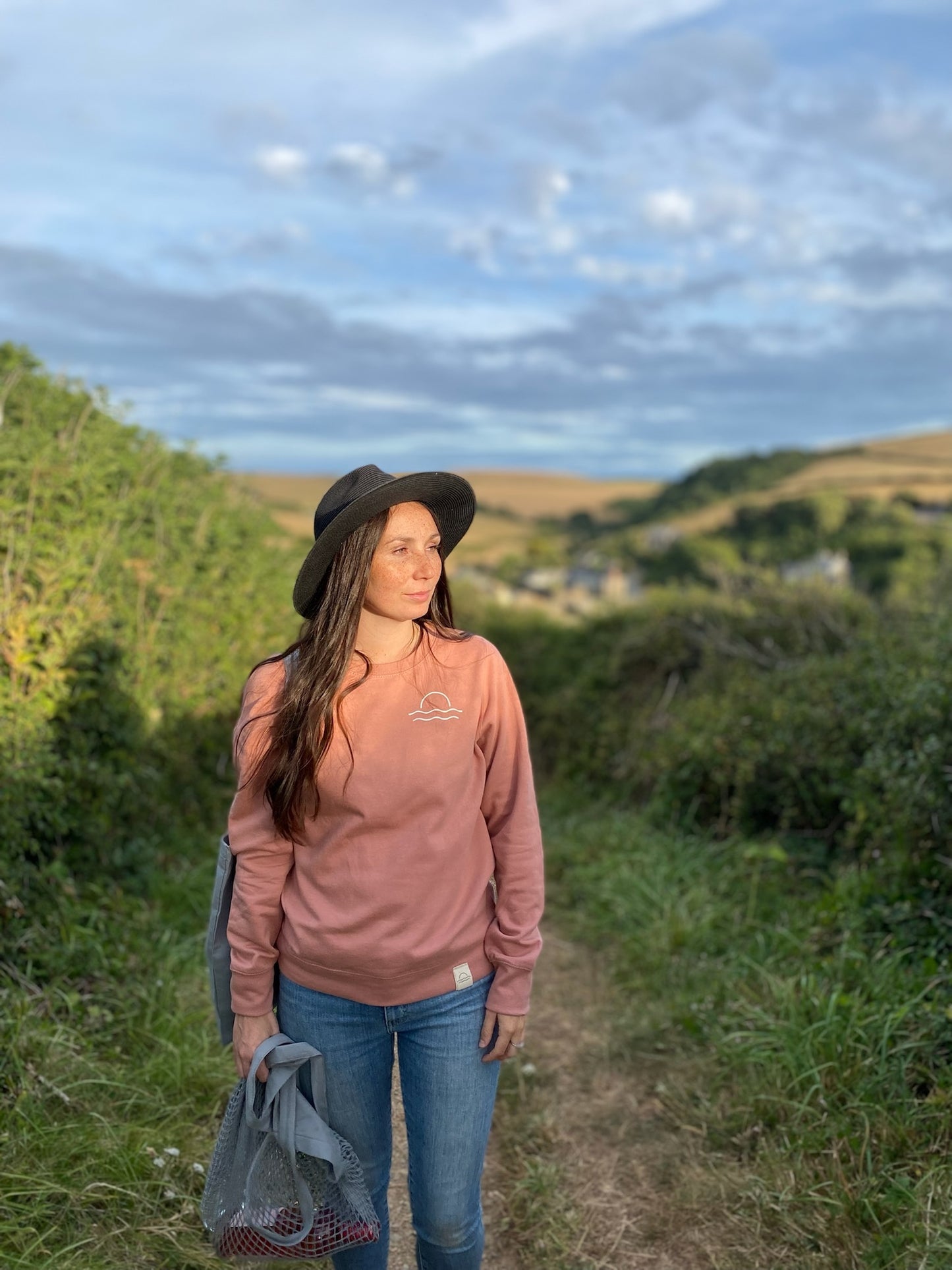 Dusty Pink Sunset Jumper