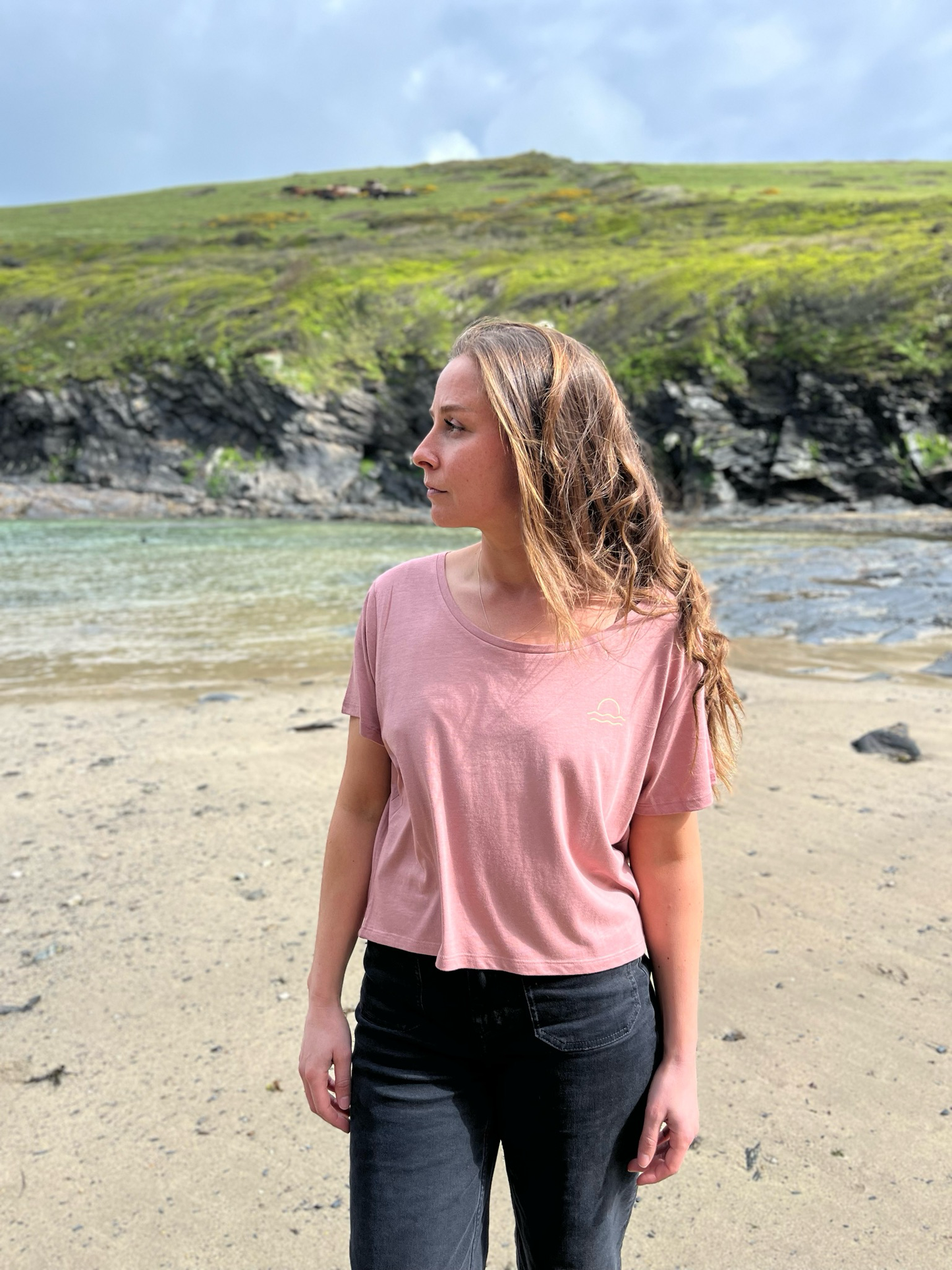 Dusty Pink Organic Cotton Tee