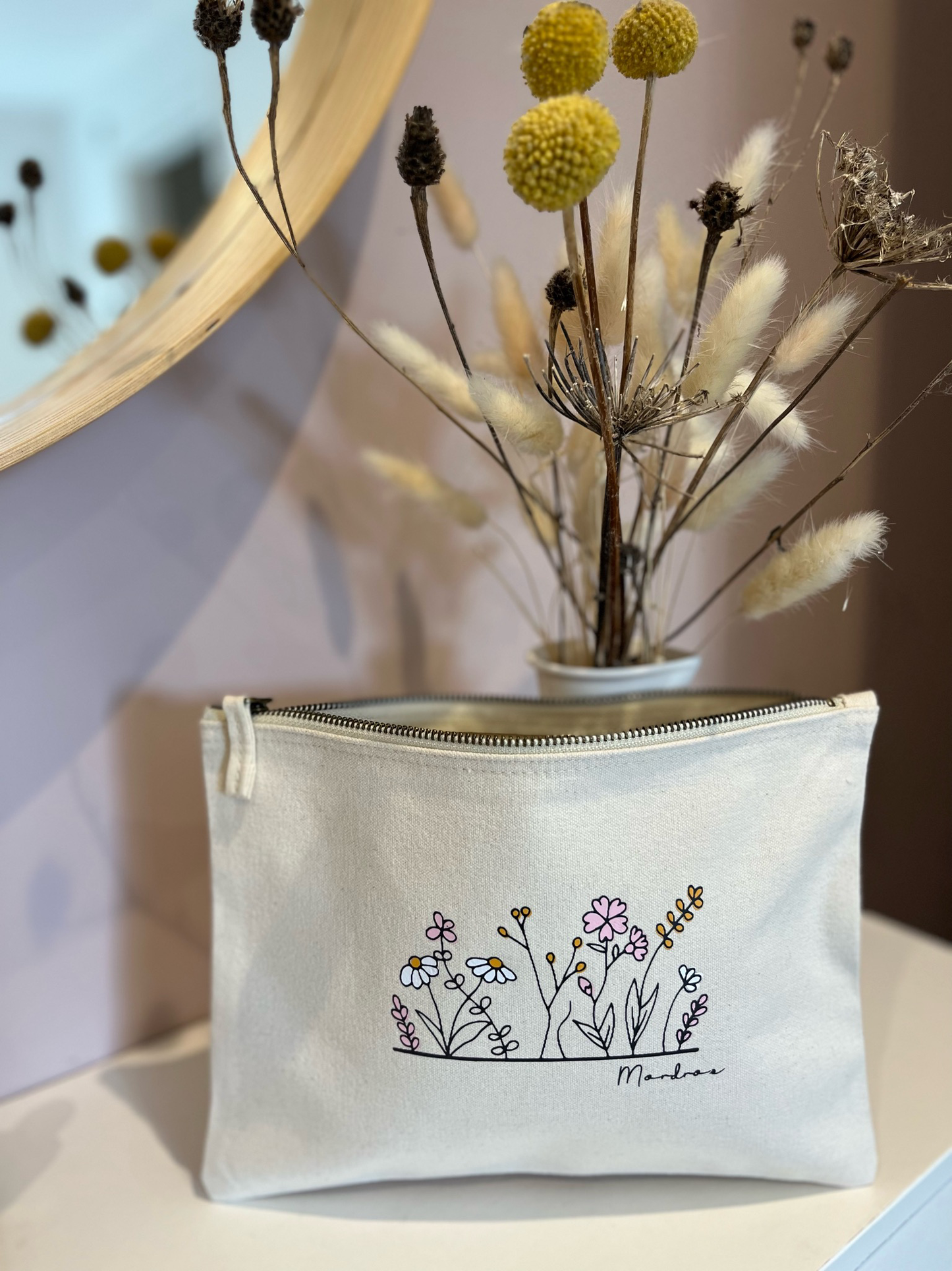 Wild Flower Make Up Bag