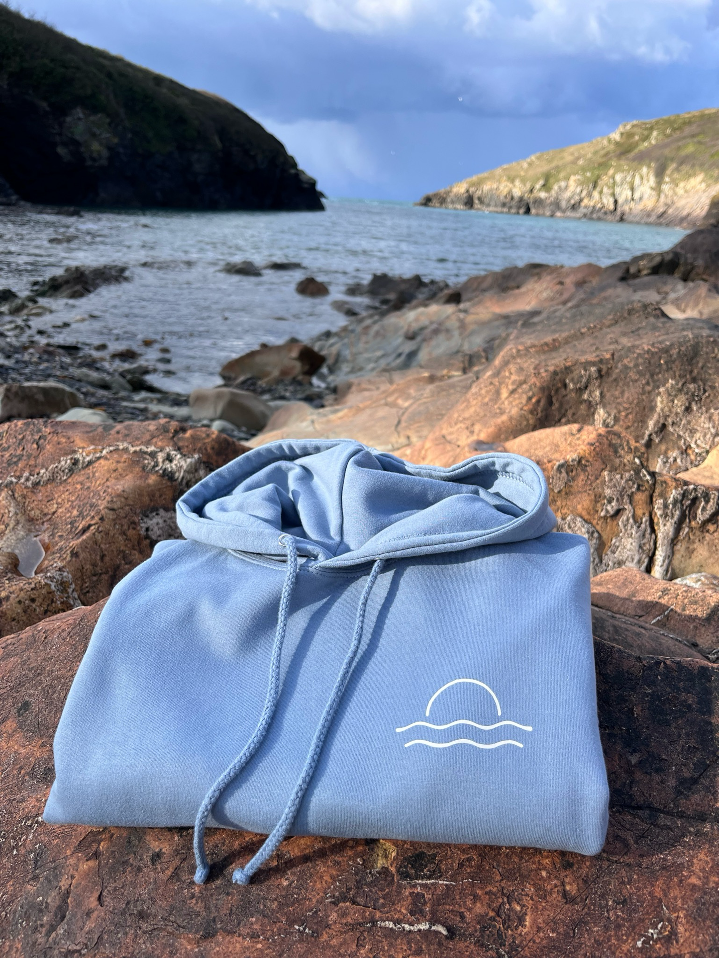Dusty Blue Sunset Hoody