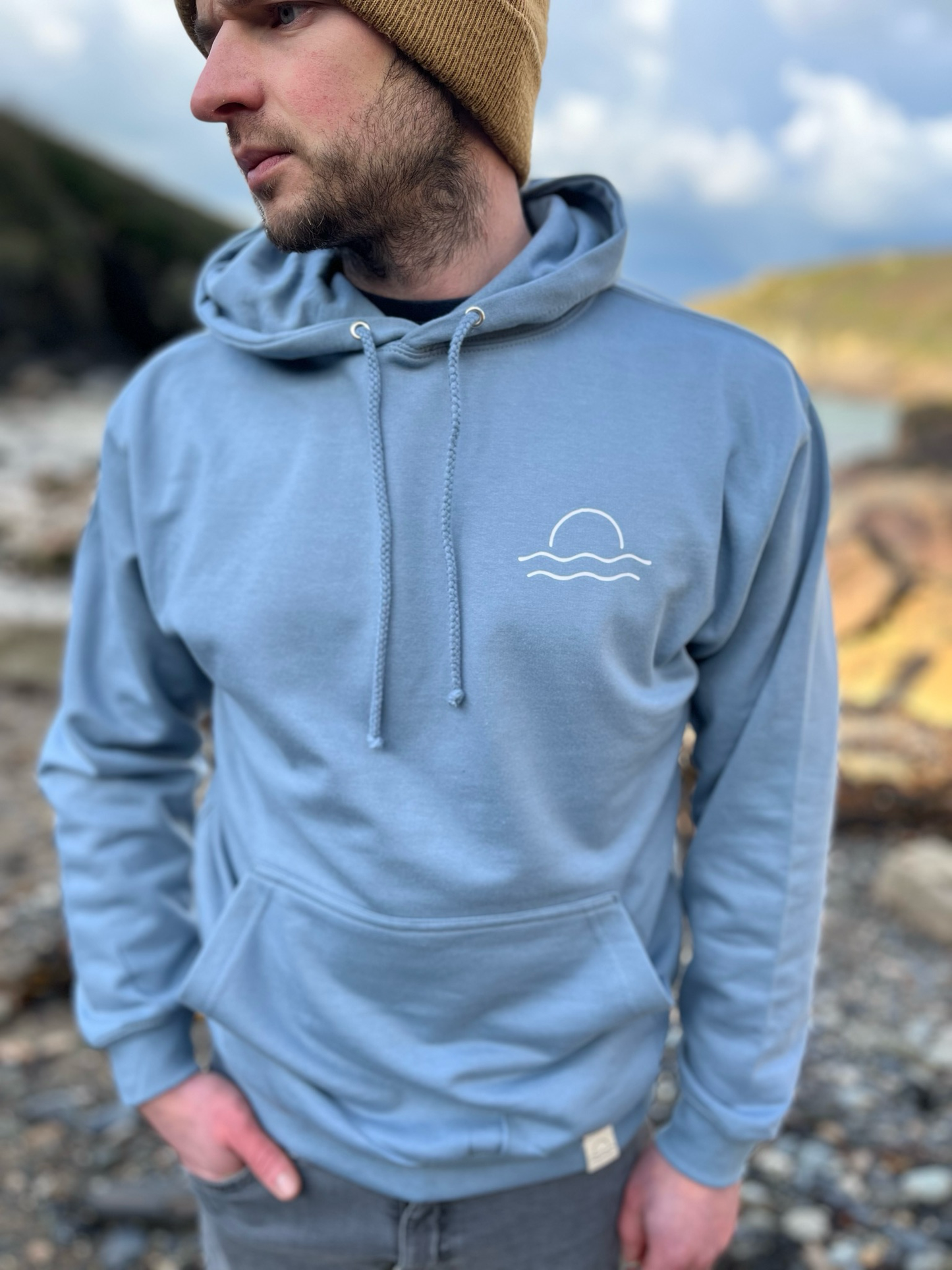 Dusty Blue Sunset Hoody