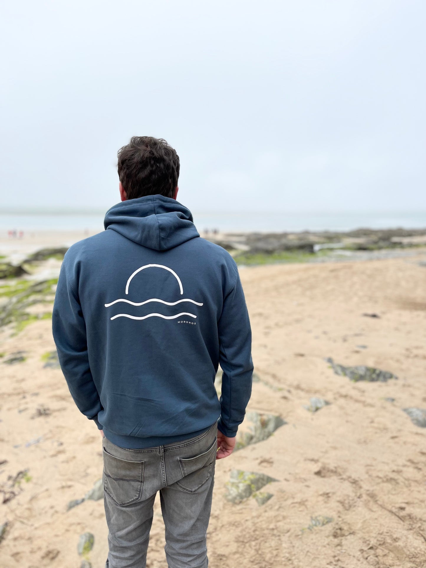 Petrol Blue Sunset Hoody