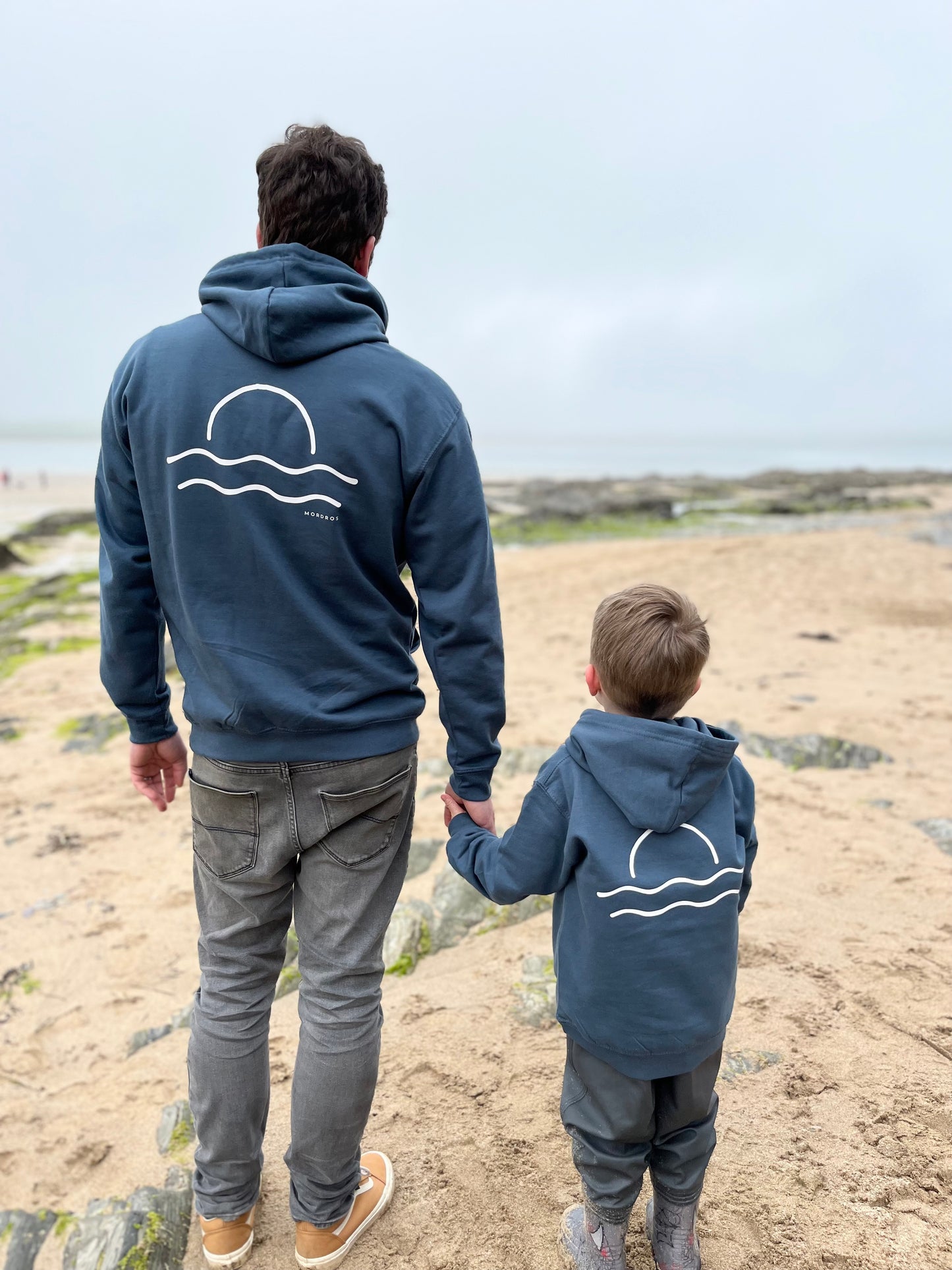 Petrol Blue Sunset Hoody