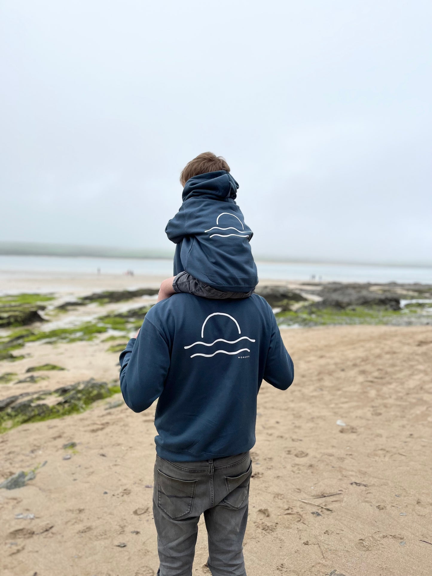 Petrol Blue Sunset Hoody