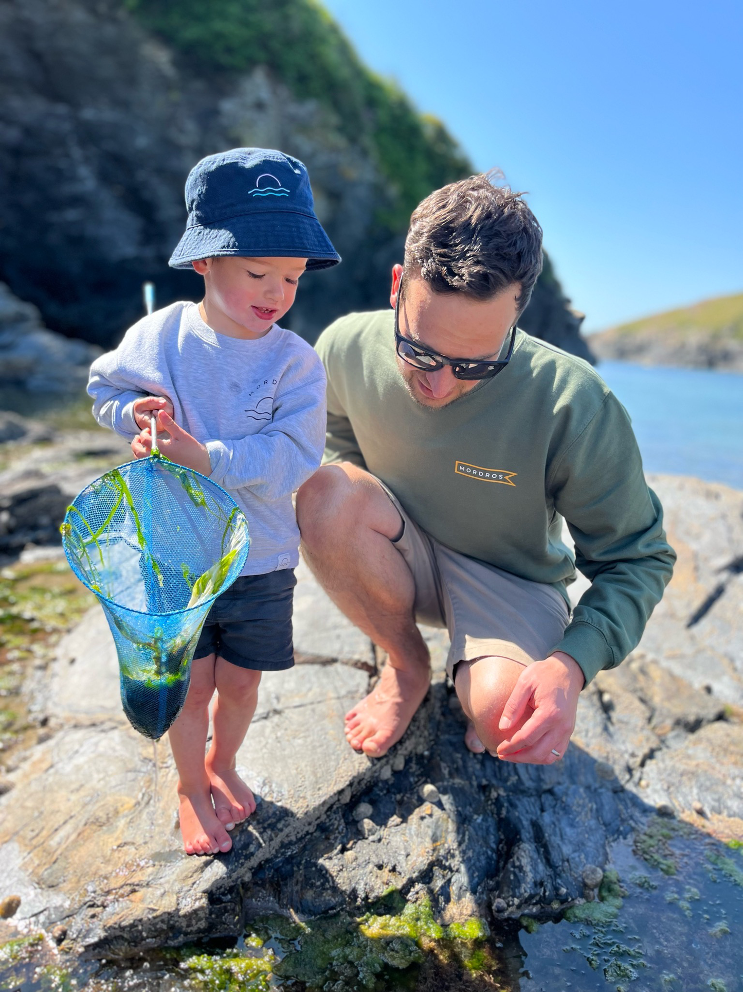 Olive and Mustard Flag Jumper