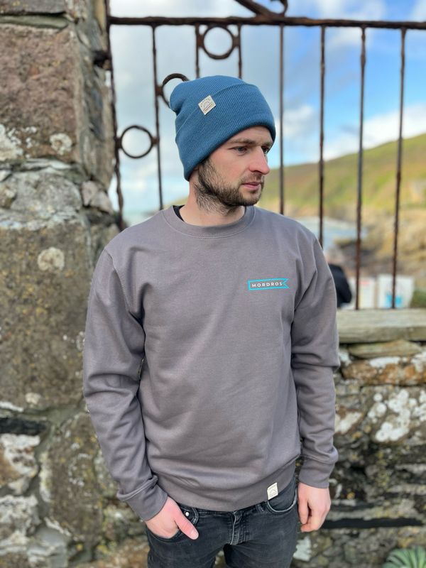 Mushroom and Turquoise Flag Jumper