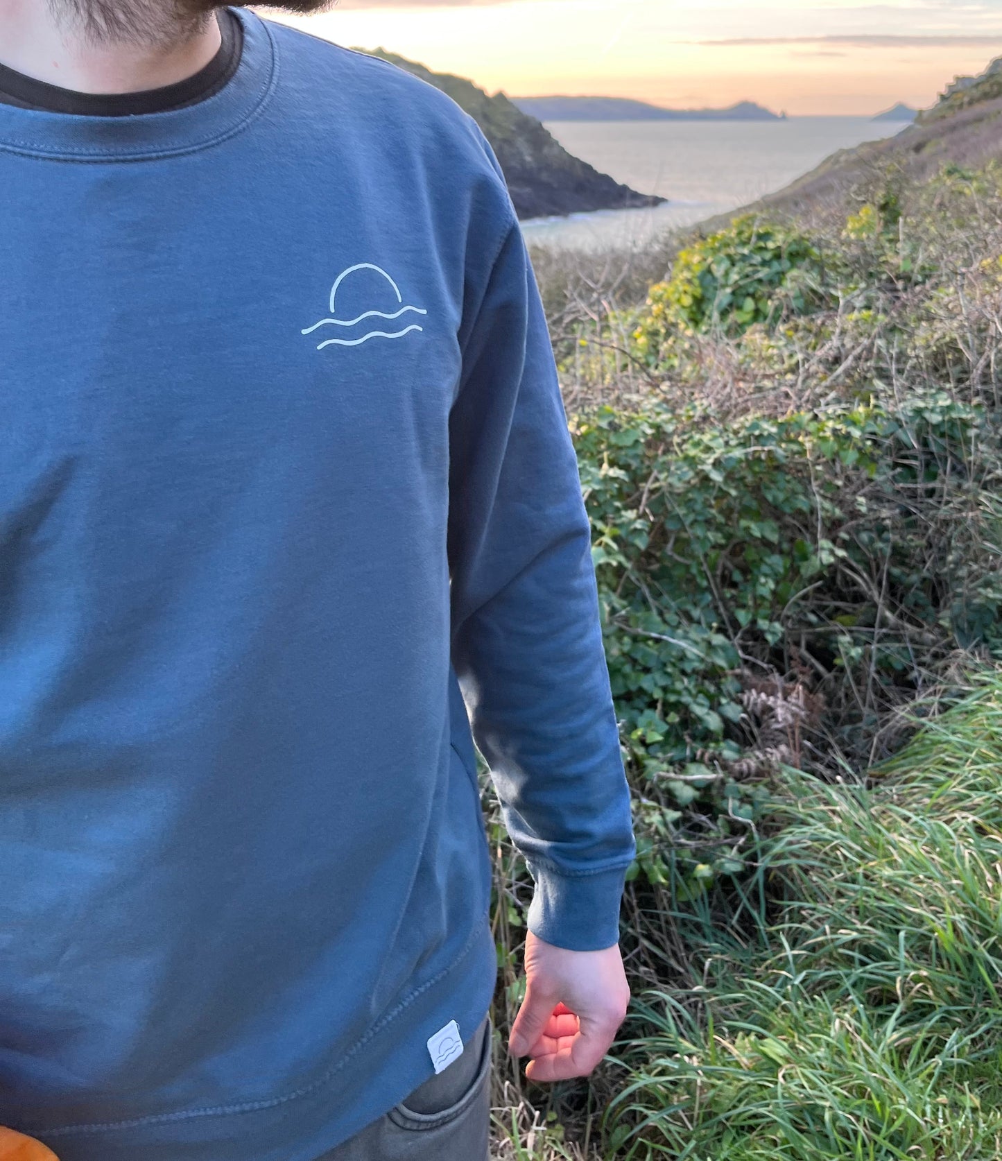 Petrol Blue Sunset Jumper