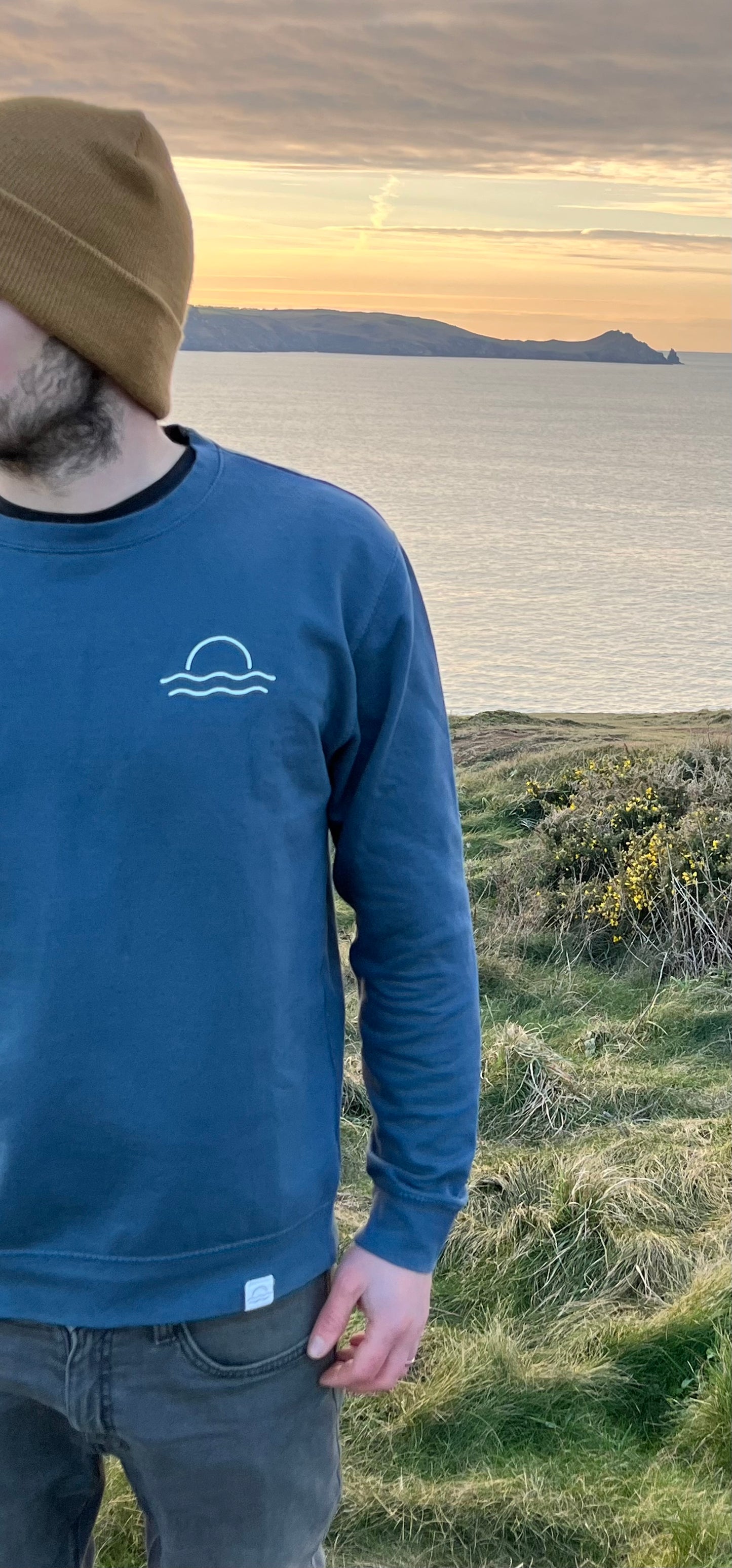 Petrol Blue Sunset Jumper