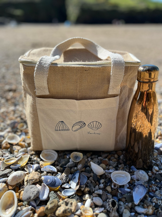 Shell Design Jute Cool Bag