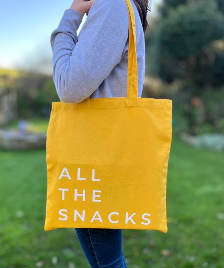 All the snacks Tote