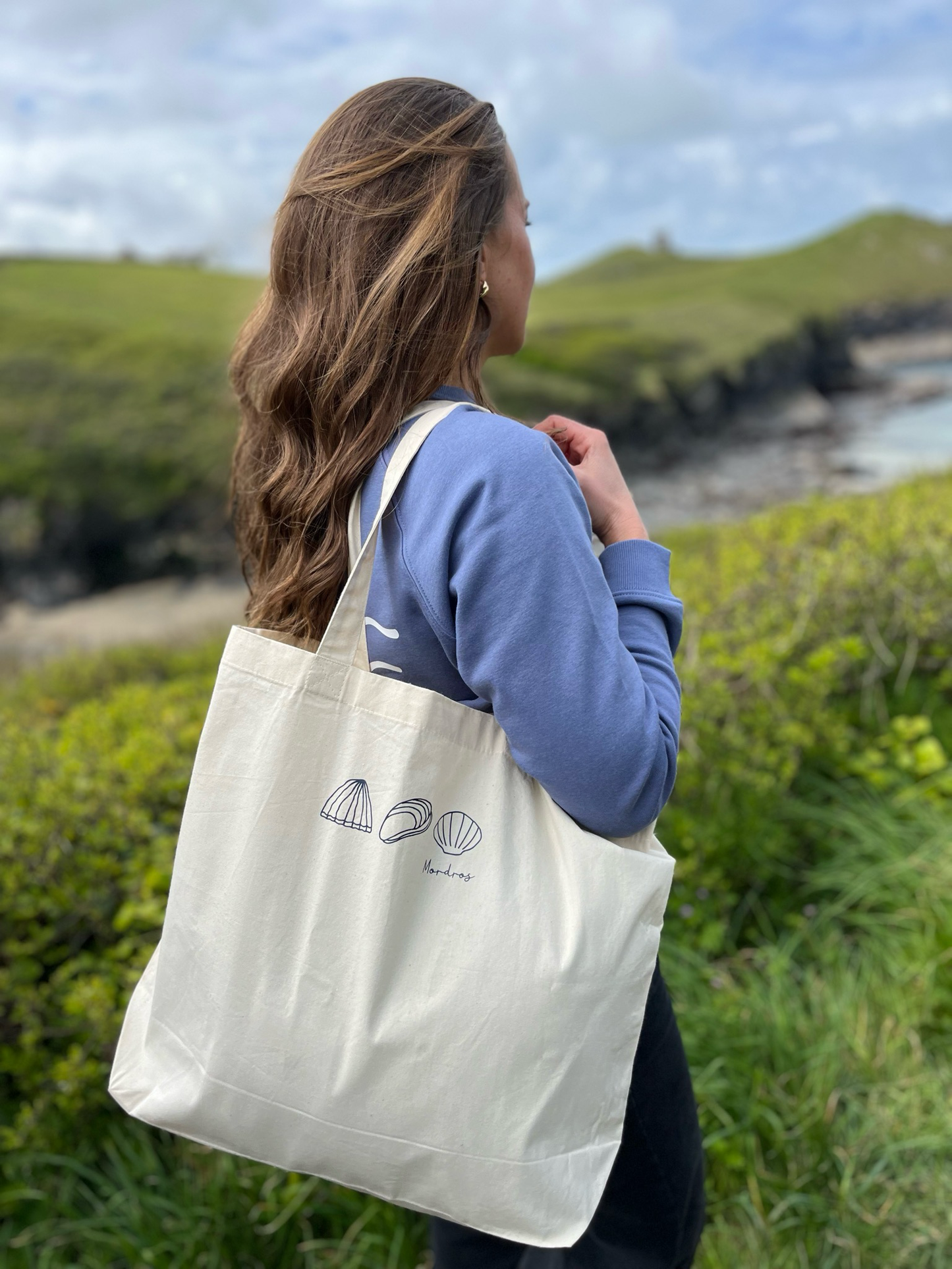 Cream Organic Cotton Large Tote