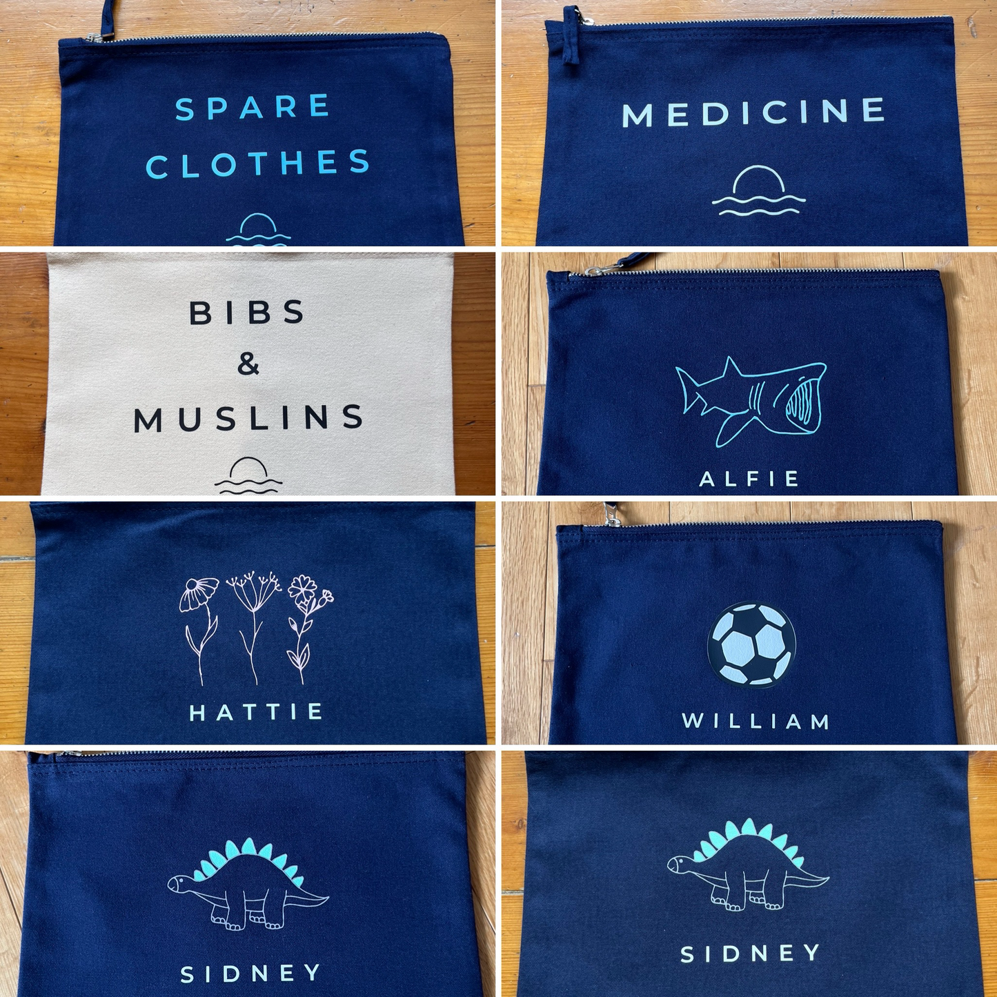 Personalised Zippy Bag