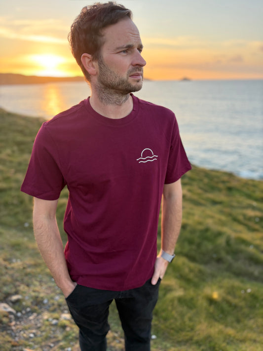 Burgundy Sunset Tee