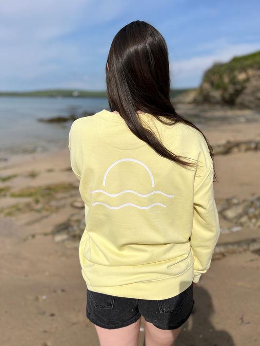 Ladies lemon sunset jumper size 8/10