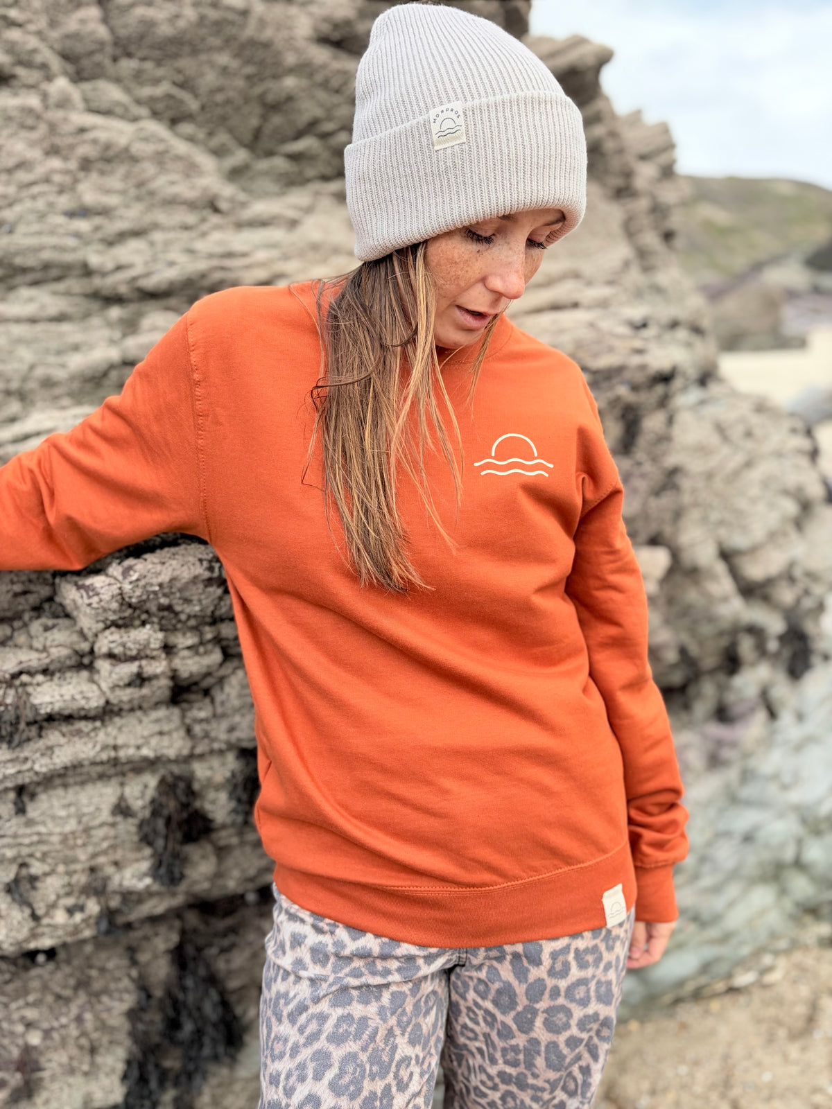 Burnt Orange Sunset Jumper