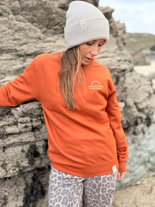 Burnt Orange Sunset Jumper
