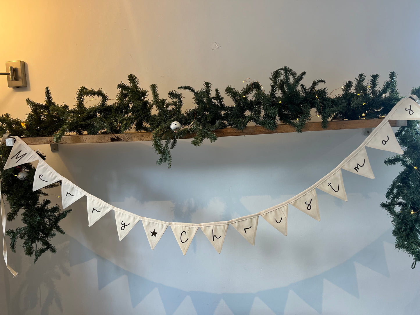 Handmade Christmas Bunting
