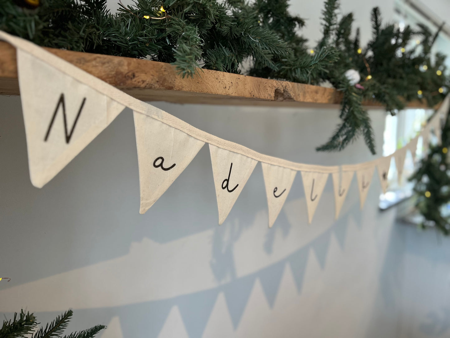 Handmade Christmas Bunting