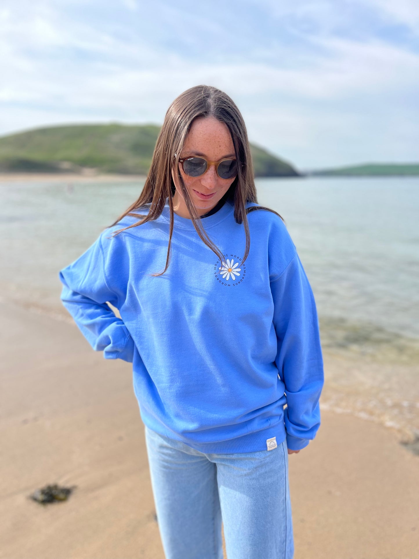 Sky Blue Daisy Jumper