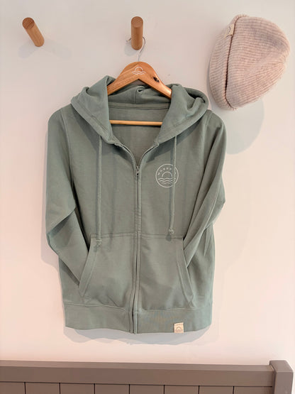 Dusty Green Sunset Hoody