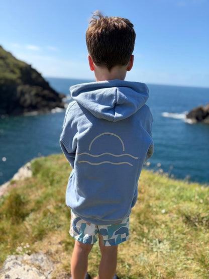 Dusty Blue Sunset Hoody