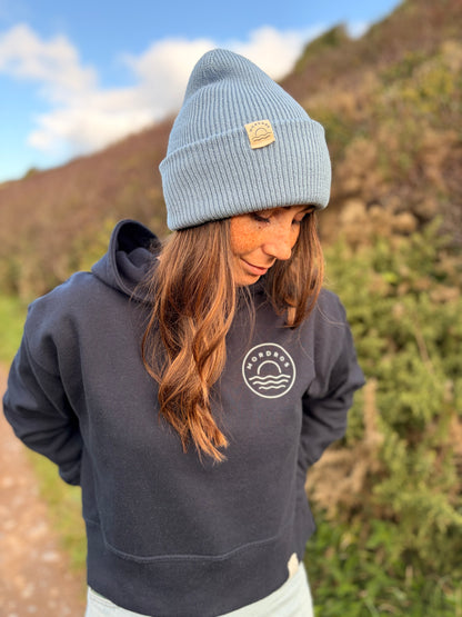 Relaxed Fit Navy Sunset Hoody