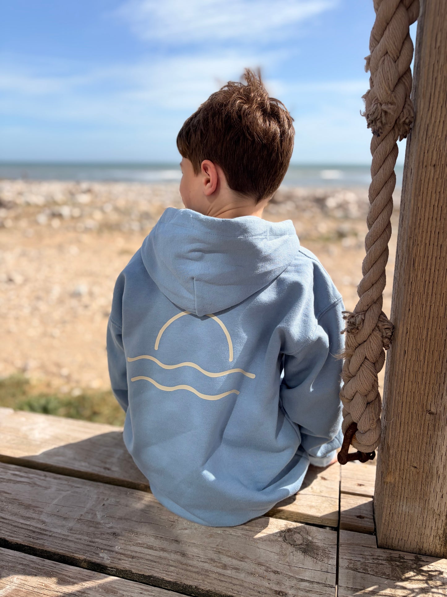 Dusty Blue Sunset Hoody