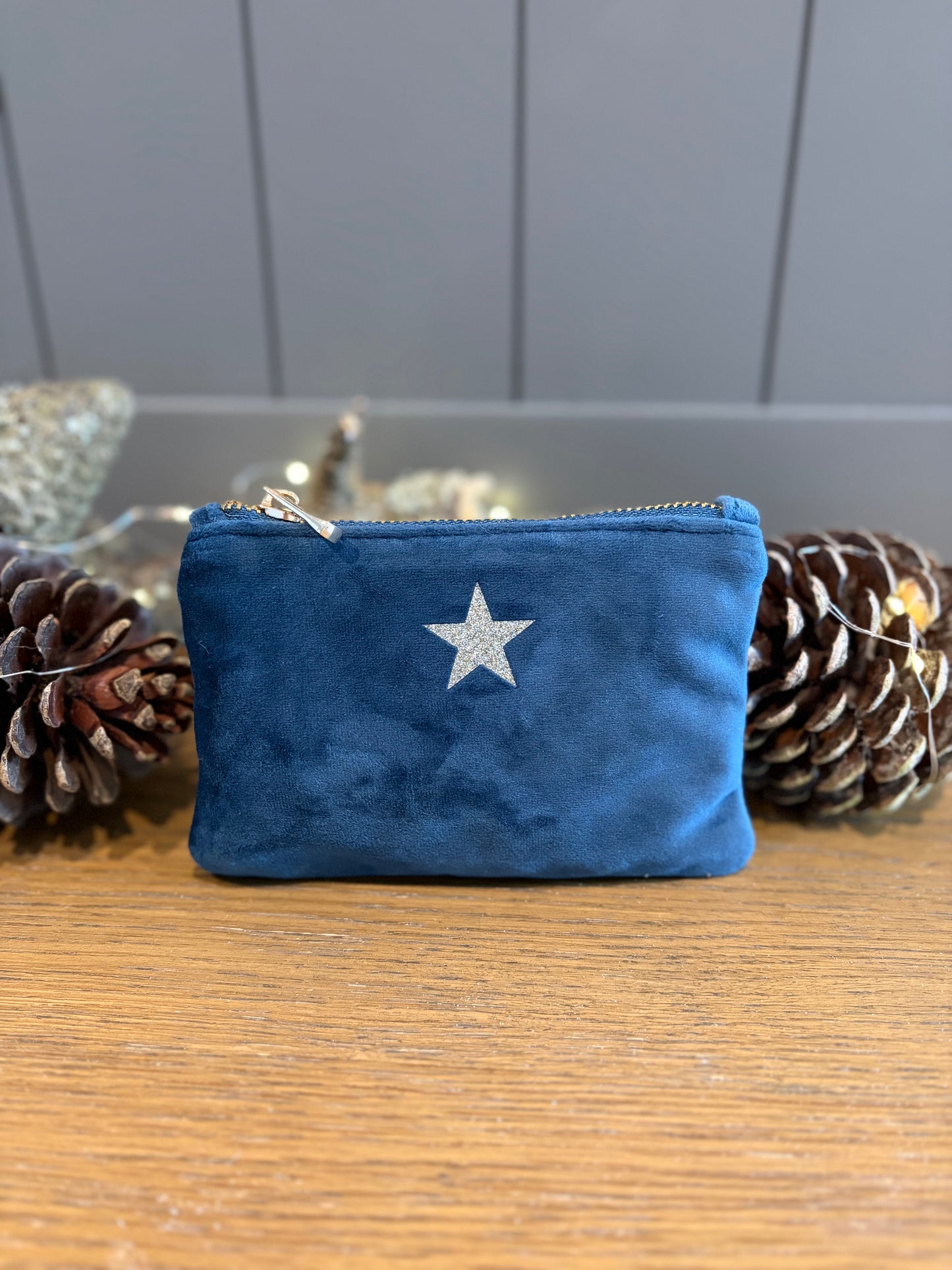 Recycled Velvet Star Purse