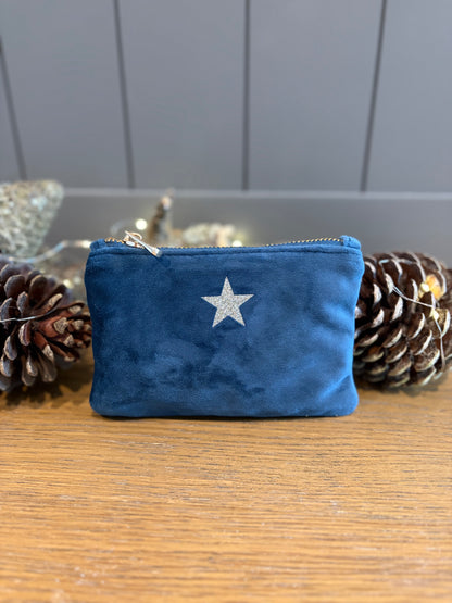 Recycled Velvet Star Purse
