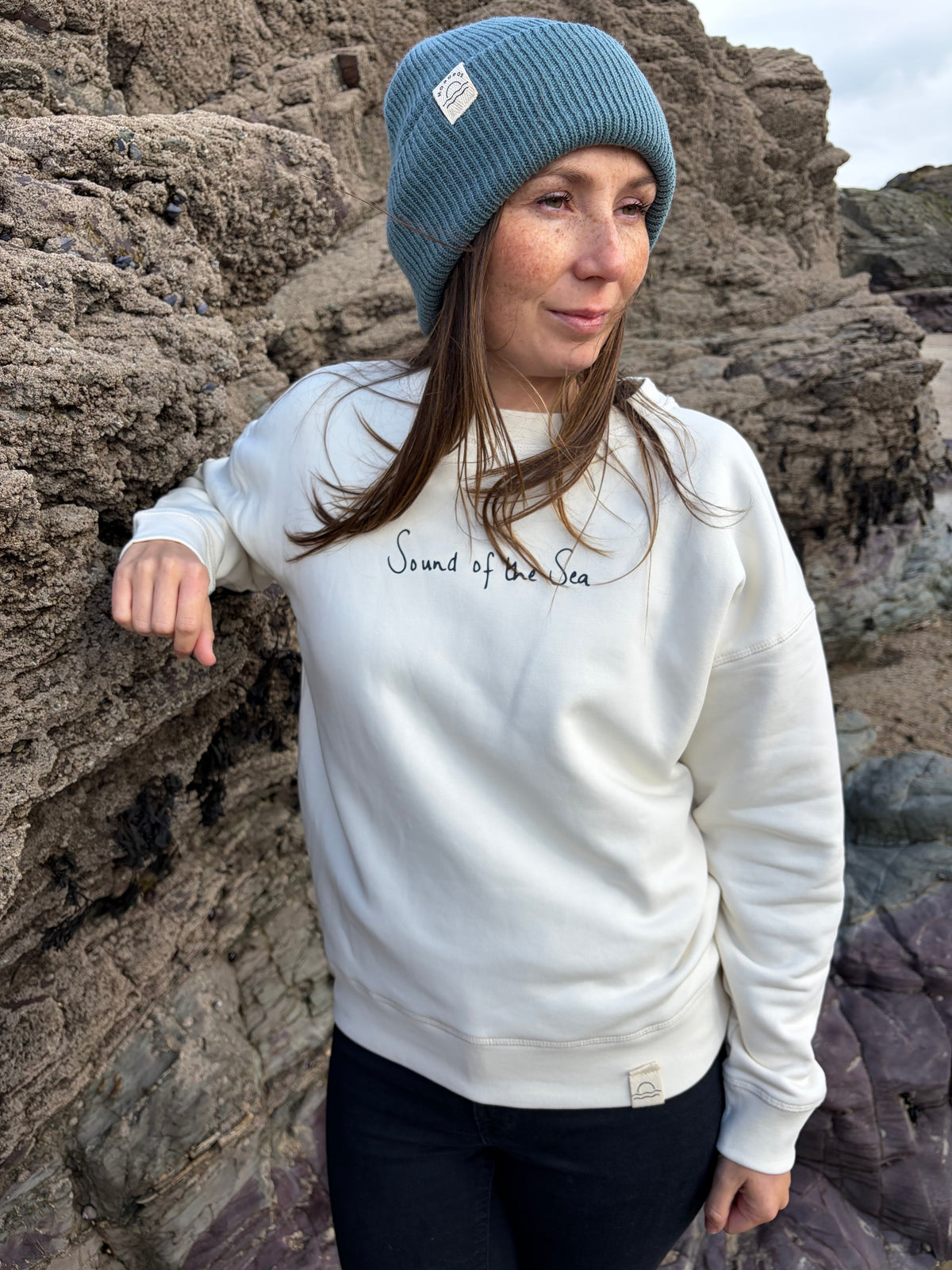 Cream Organic Cotton "Sound of the Sea" Jumper