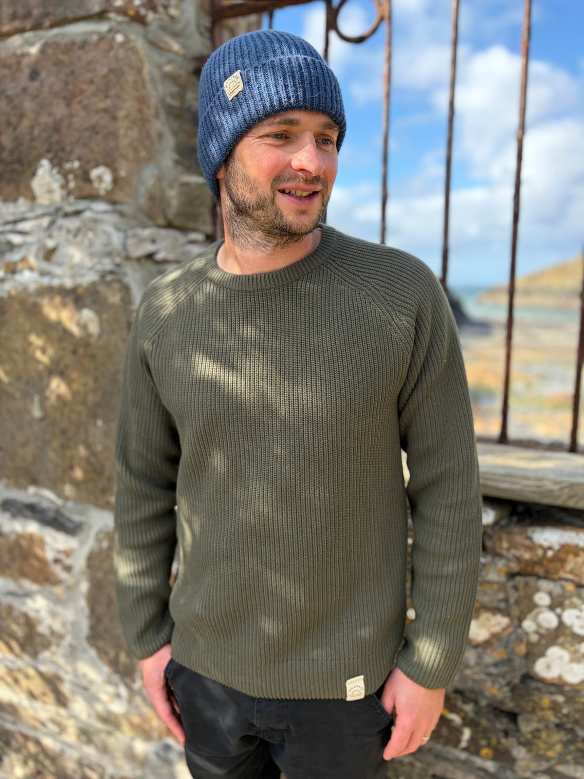 Men's Organic Chunky Knit Jumper