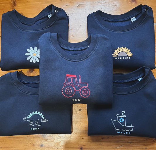 Kids Personalised Jumper