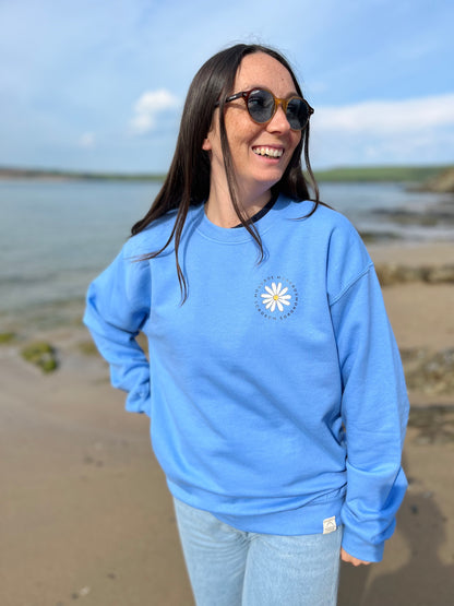 Sky Blue Daisy Jumper
