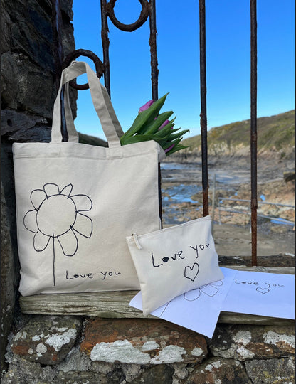 Personalised Children's Drawing Zippy Bag