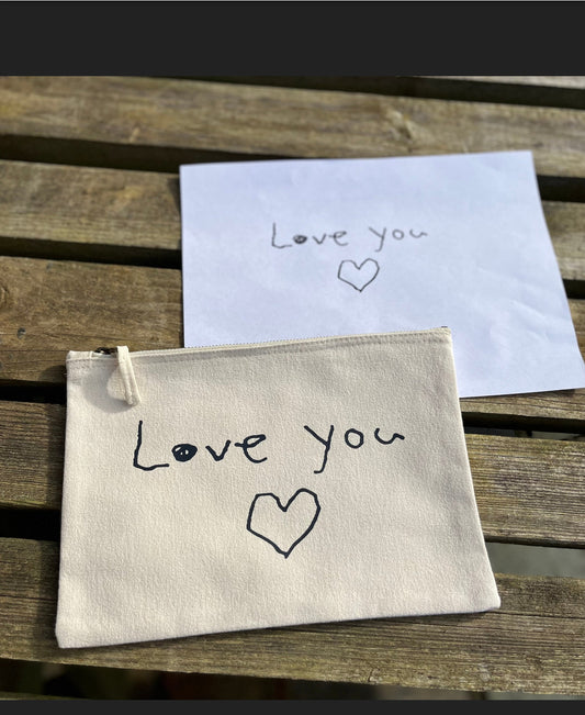 Personalised Children's Drawing Zippy Bag