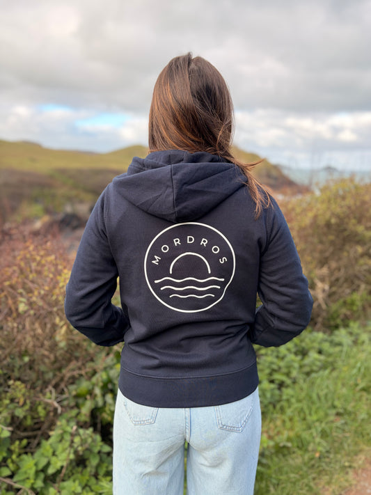 Navy Zippy Sunset Hoody