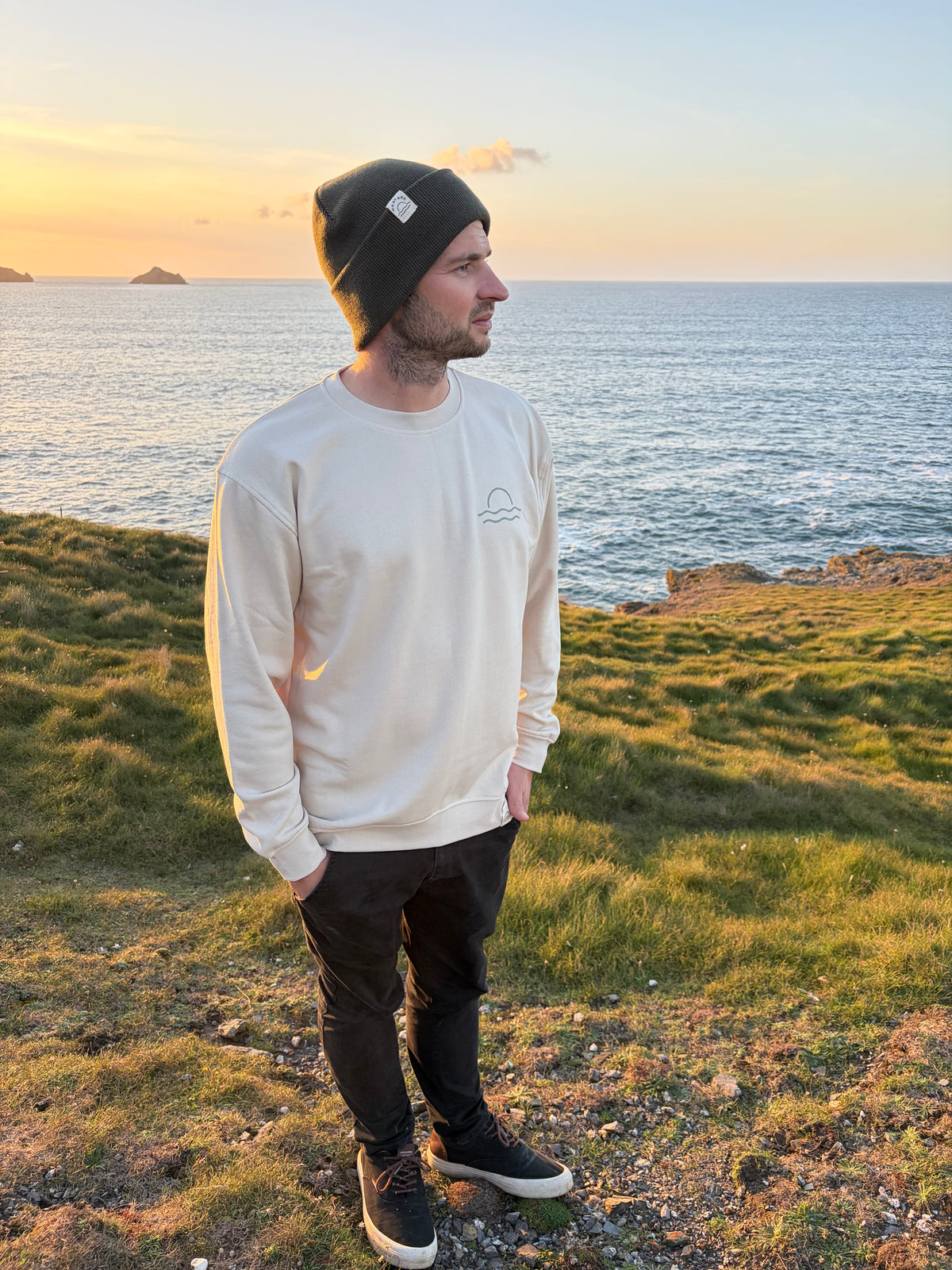 Organic Cotton Cream Jumper