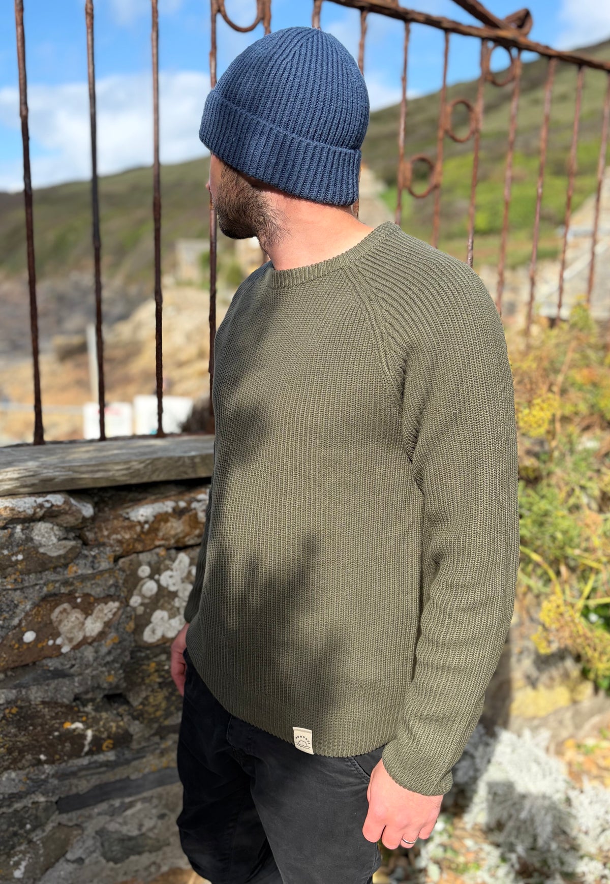 Men's Organic Chunky Knit Jumper