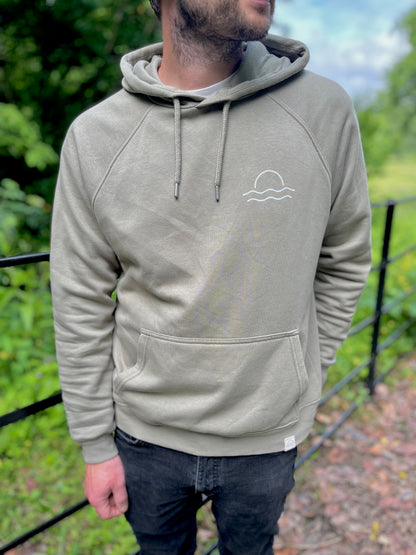 Organic Cotton Olive Sunset Hoody