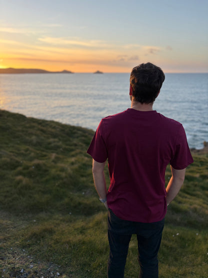 Burgundy Sunset Tee