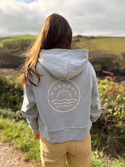 Relaxed Fit Grey Sunset Hoody
