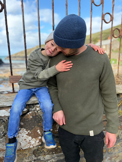 Men's Organic Chunky Knit Jumper